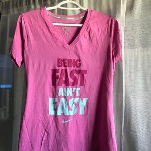 Nike “Being Fast Ain’t Easy” Shirt